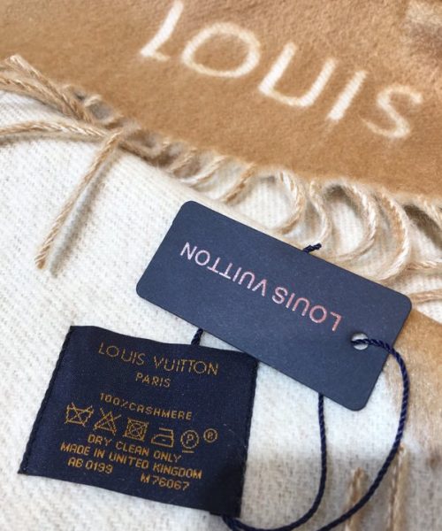 Louis Vuitton Reykjavik Scarf Brown 75in/190cm M76067