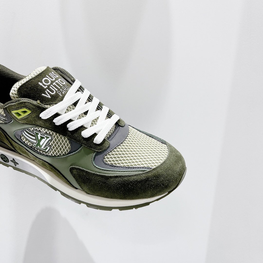 Louis Vuitton Run Away Sneaker Monogram Material Brown For Women LV - Image 3