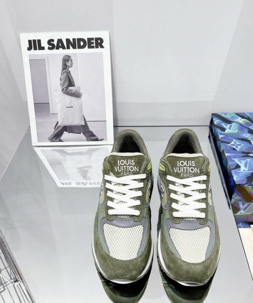 Louis Vuitton Run Away Sneaker Monogram Material Brown For Women LV