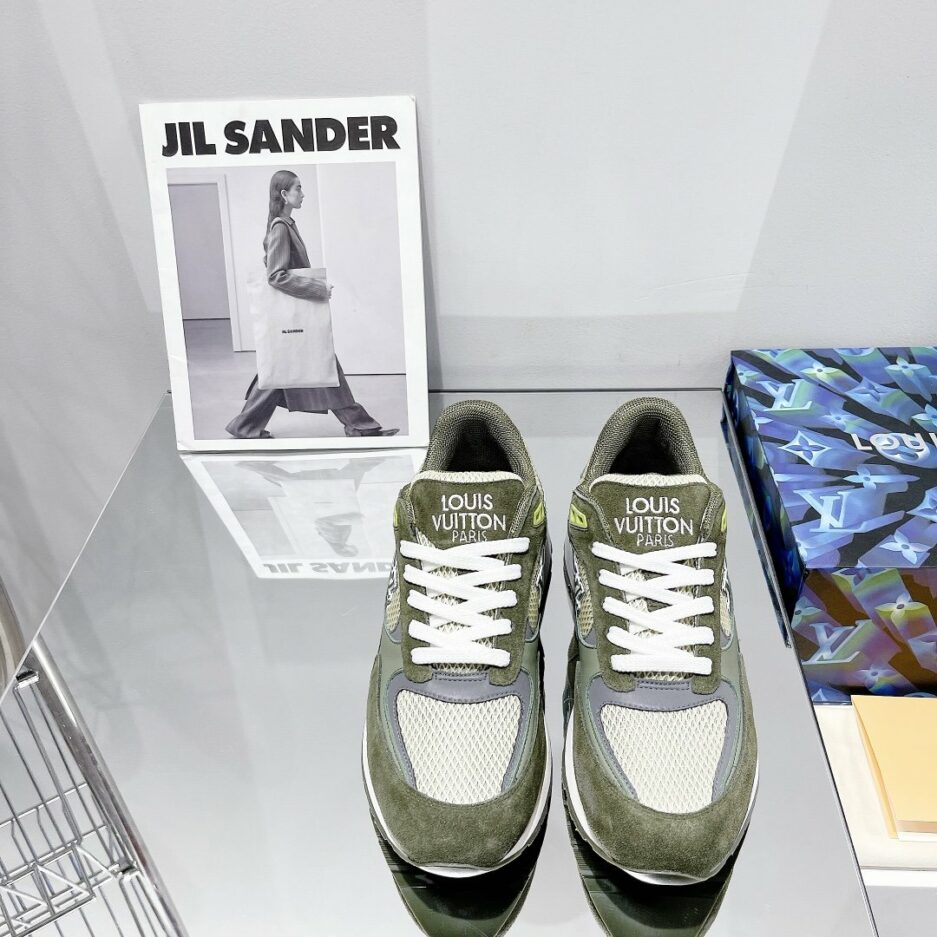 Louis Vuitton Run Away Sneaker Monogram Material Brown For Women LV - Image 11