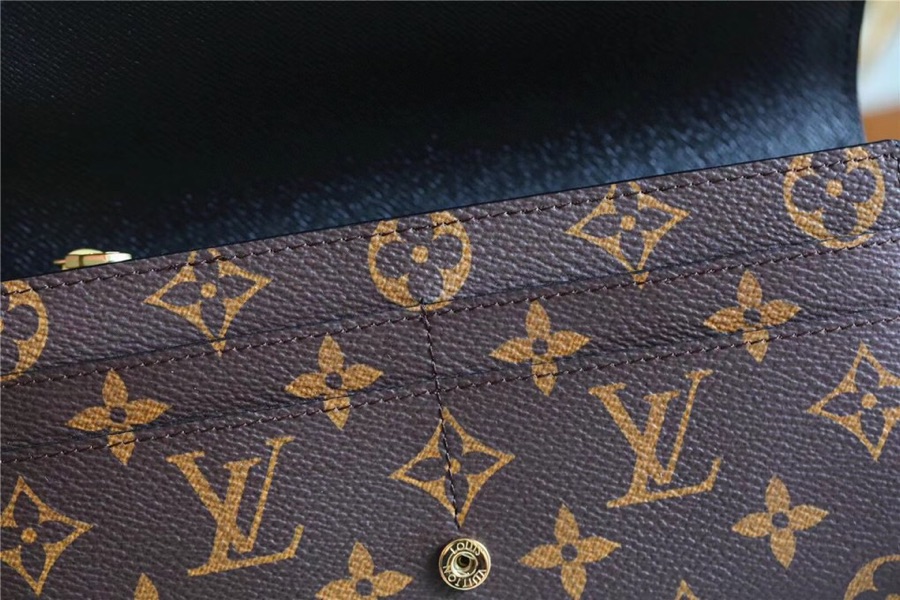 1:1 Replica Louis Vuitton Sarah Wallet Monogram and Monogram Reverse Canvas For Women, Women's Wallets 7.5in/19cm LV M80726 - Image 2