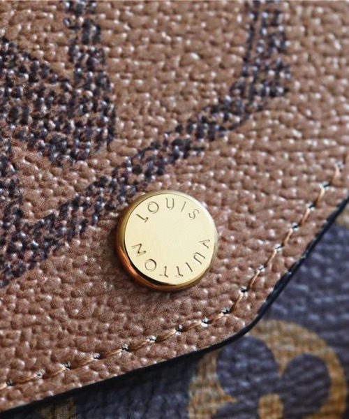 1:1 Replica Louis Vuitton Sarah Wallet Monogram and Monogram Reverse Canvas For Women, Women's Wallets 7.5in/19cm LV M80726