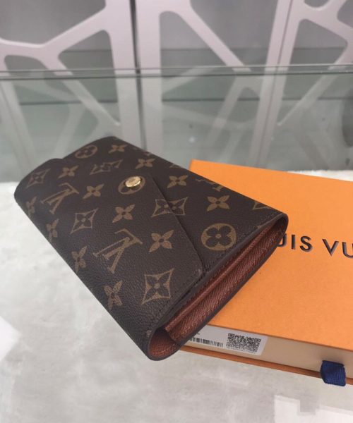 1:1 Replica Louis Vuitton Sarah Wallet Monogram Canvas For Women, Women's Wallets 7.5in/19cm LV M60531