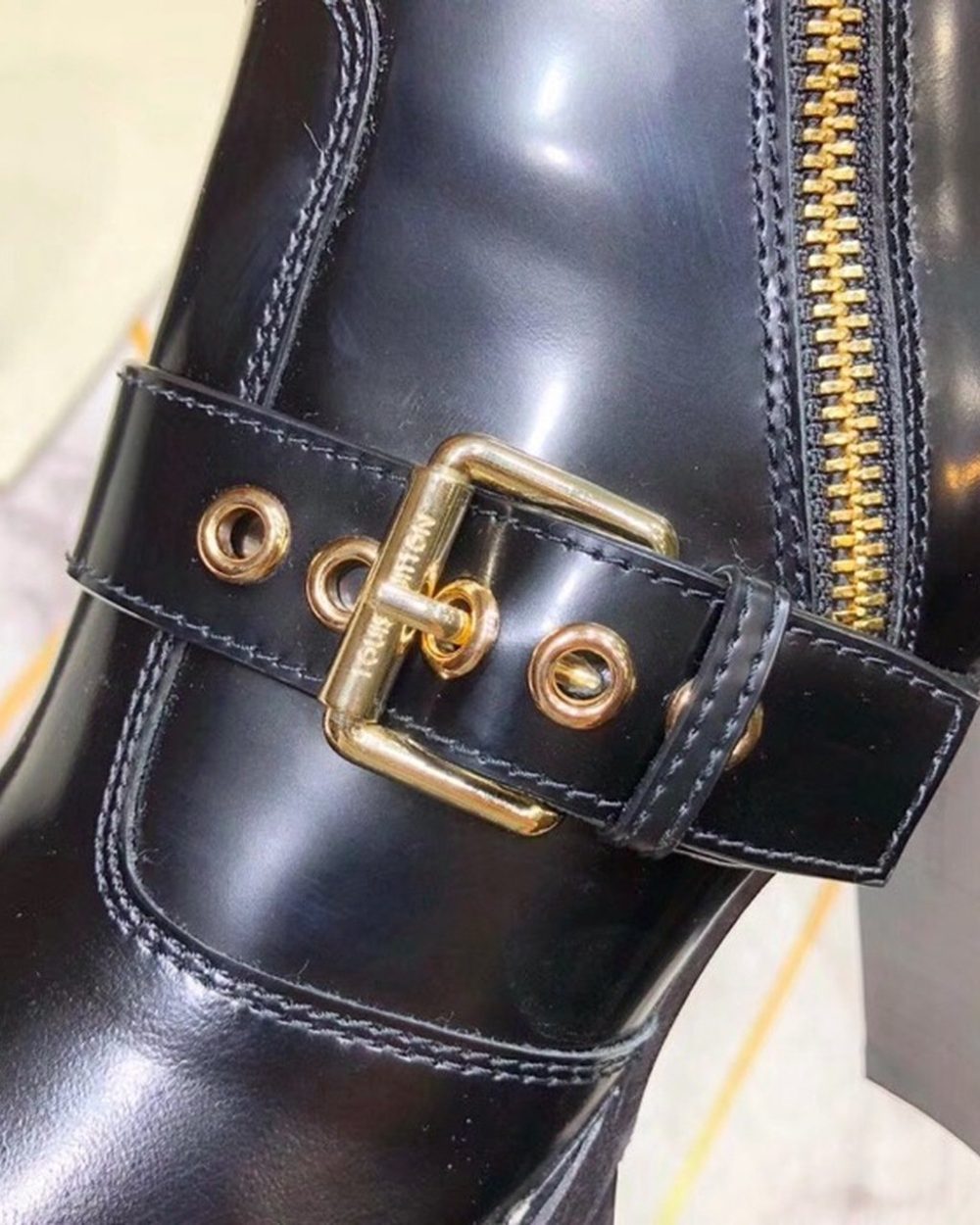 Louis Vuitton Star Trail Ankle Buckle Boot Black For Women LV