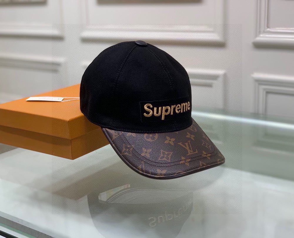Louis Vuitton Supreme Cap Black LV Cap
