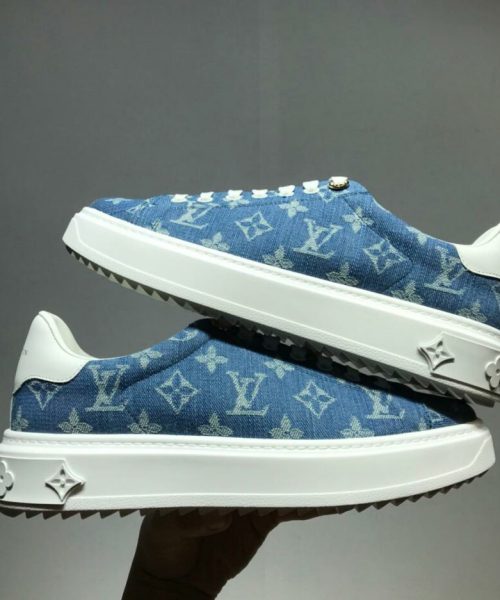 Louis Vuitton Time Out Sneaker Blue For Women LV