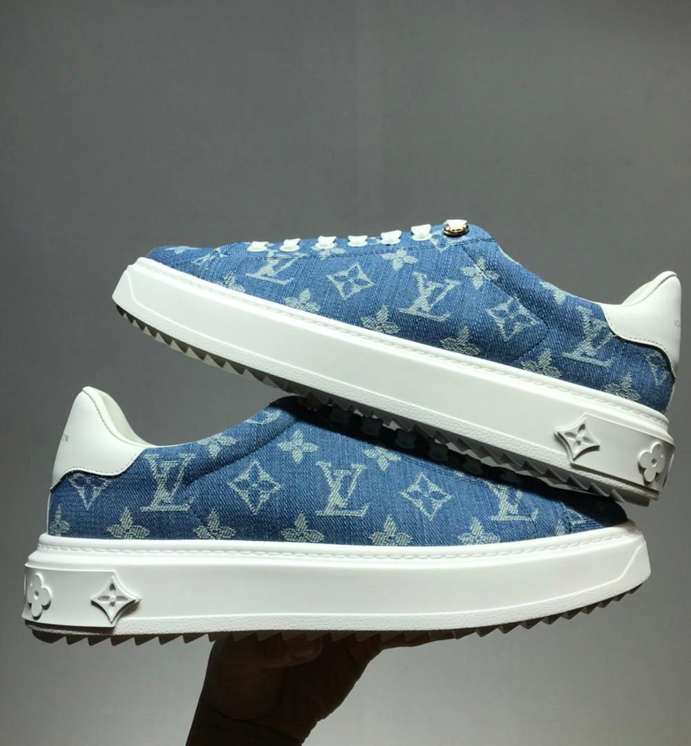 Louis Vuitton Time Out Sneaker Blue For Women LV