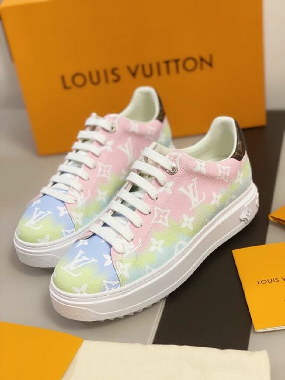 Louis Vuitton Time Out Sneaker Multi Color For Women LV - Image 10