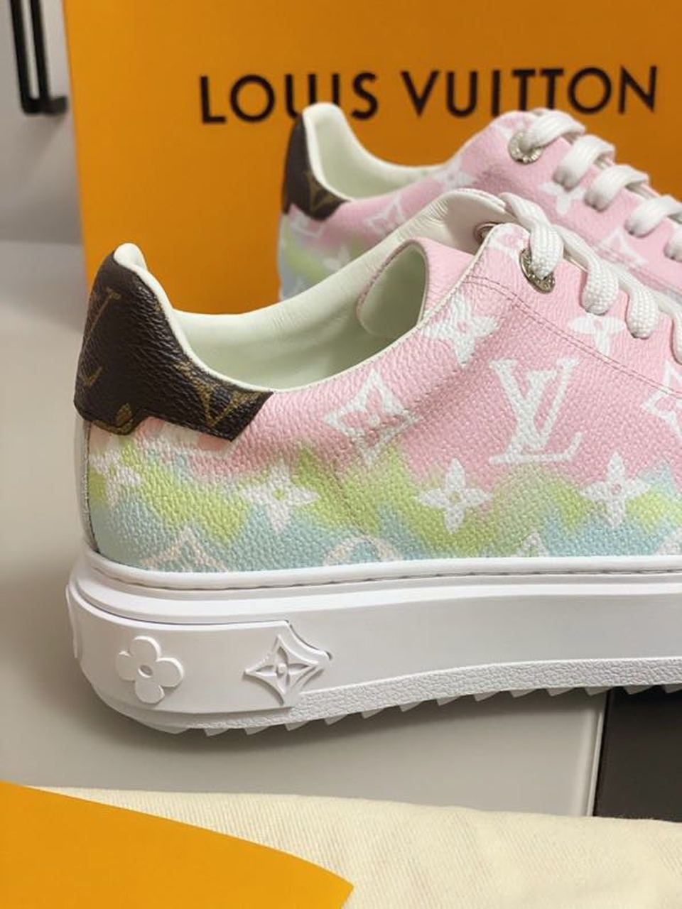 Louis Vuitton Time Out Sneaker Multi Color For Women LV - Image 6