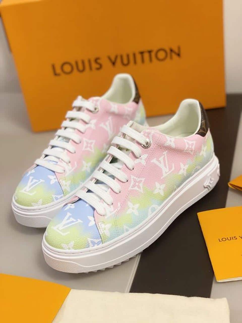 Louis Vuitton Time Out Sneaker Multi Color For Women LV