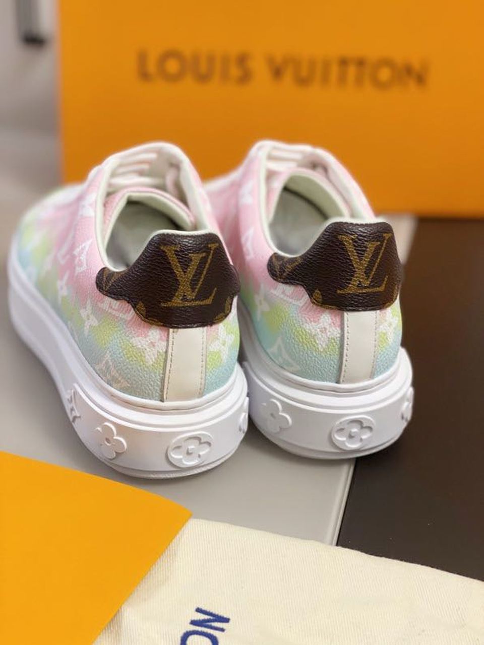 Louis Vuitton Time Out Sneaker Multi Color For Women LV - Image 8