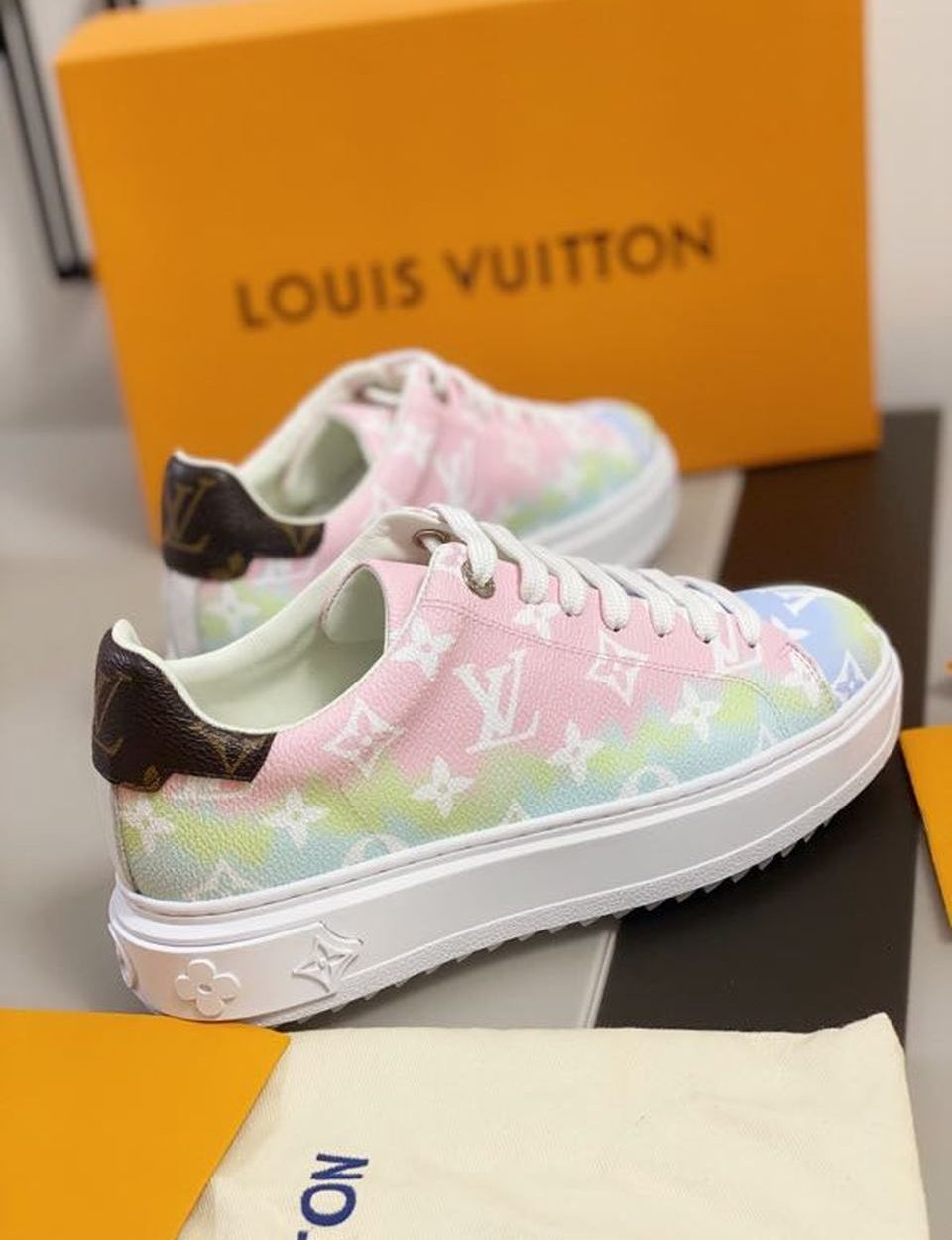 Louis Vuitton Time Out Sneaker Multi Color For Women LV