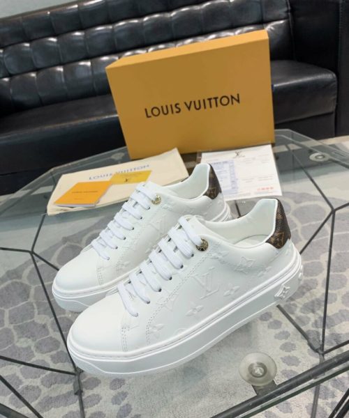 Louis Vuitton Time Out Sneaker White For Women LV 1A9HBD