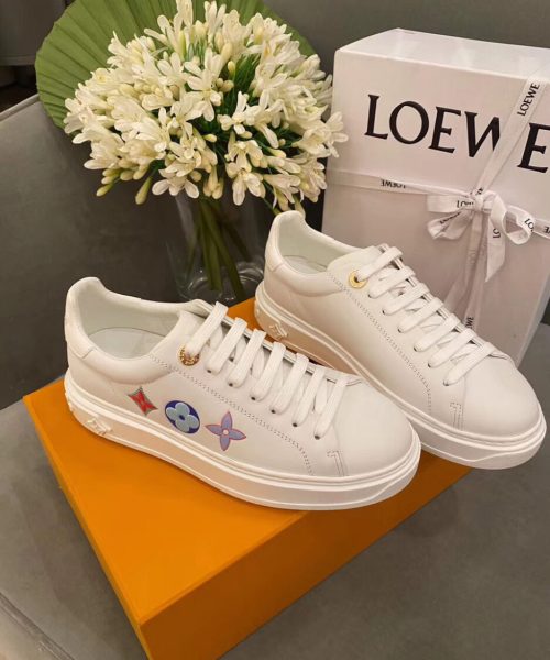 Louis Vuitton Time Out Sneaker White For Women LV