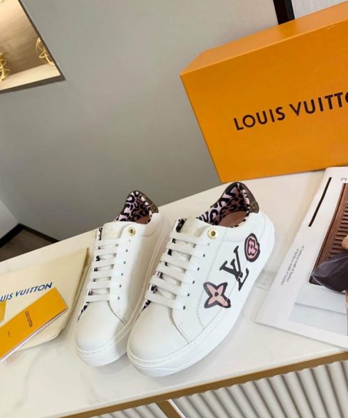 Louis Vuitton Time Out Sneaker White For Women LV