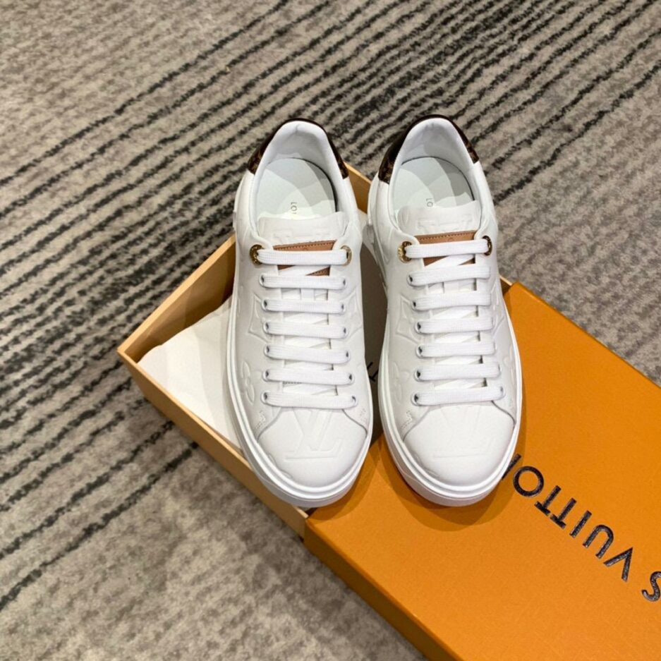 Louis Vuitton Time Out Sneaker White For Women LV - Image 7
