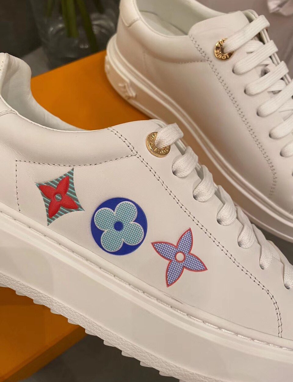 Louis Vuitton Time Out Sneaker White For Women LV