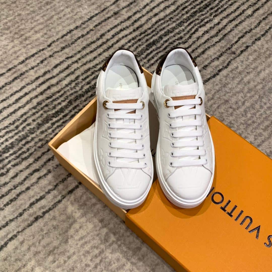 Louis Vuitton Time Out Sneaker White For Women LV