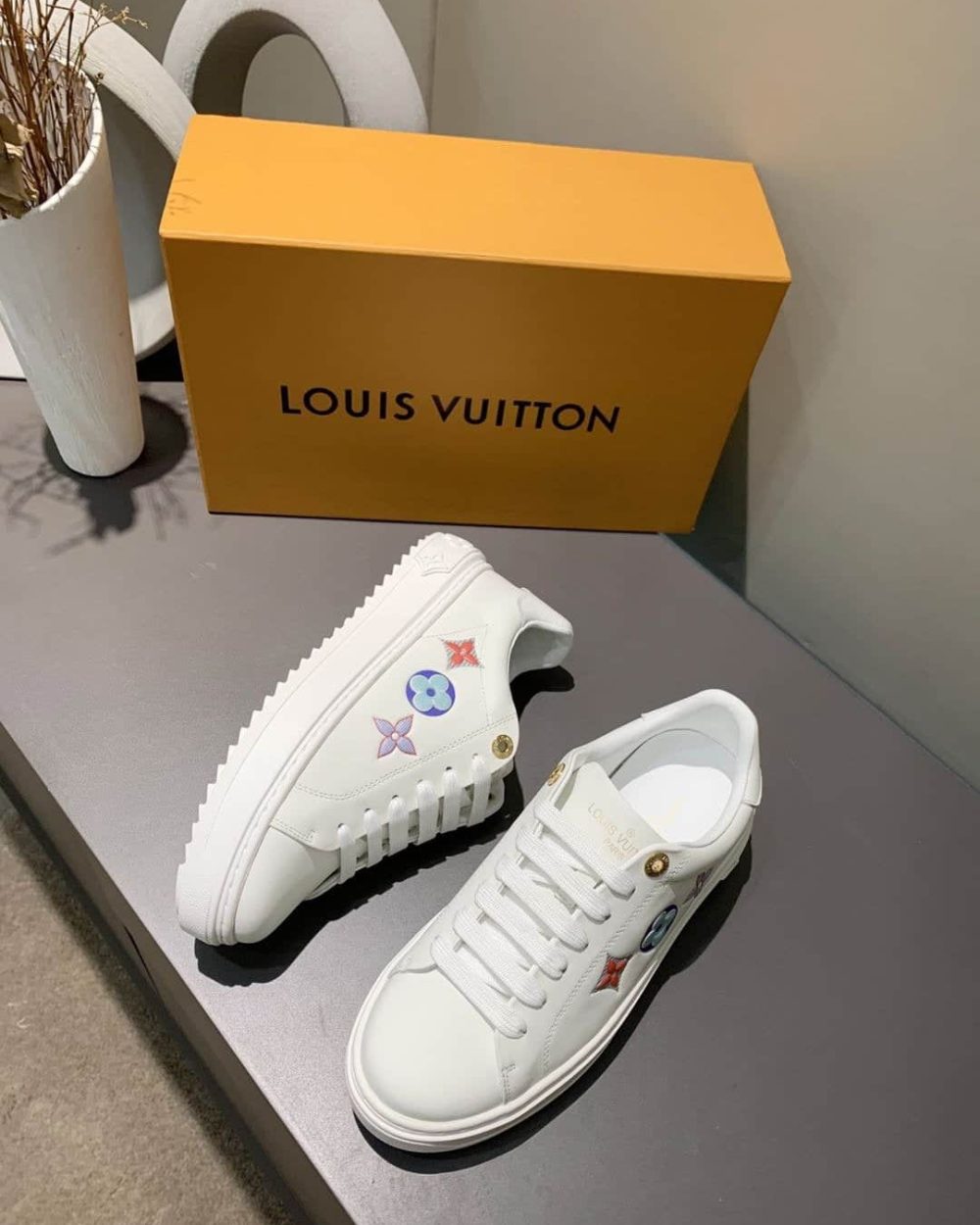 Louis Vuitton Time Out Sneaker White For Women LV