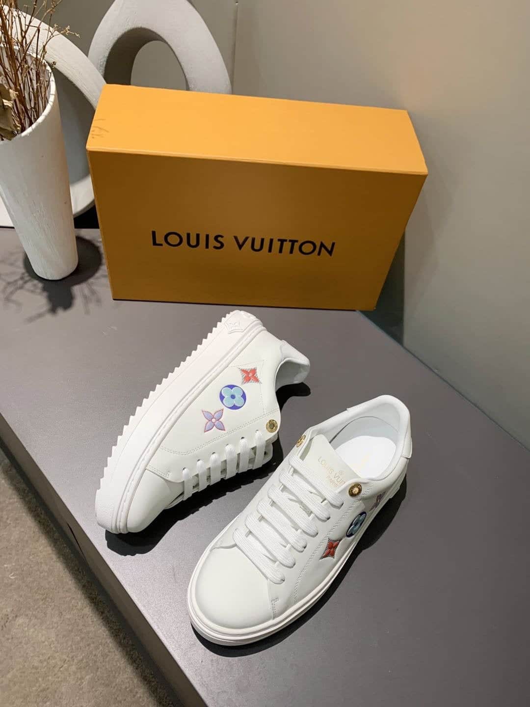 Louis Vuitton Time Out Sneaker White For Women LV