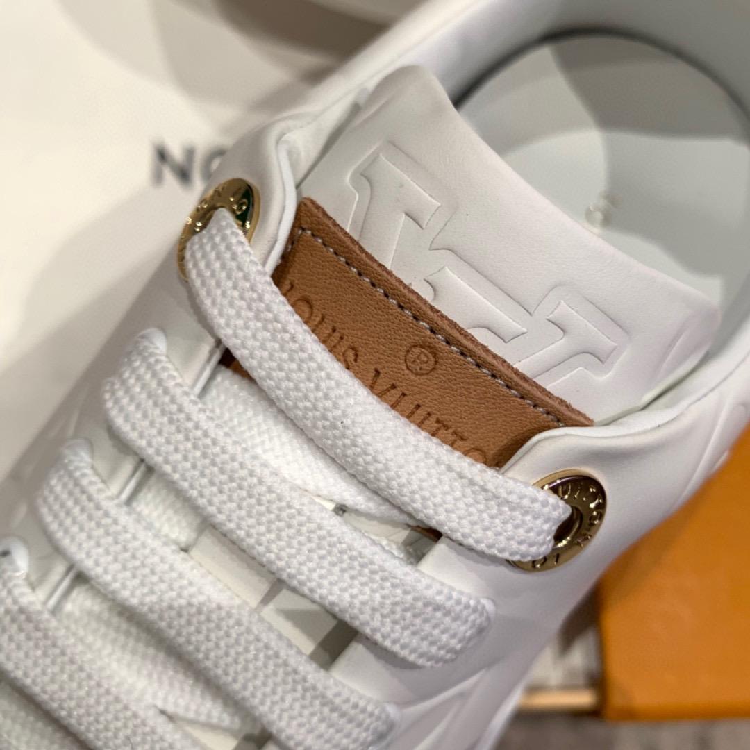 Louis Vuitton Time Out Sneaker White For Women LV - Image 4