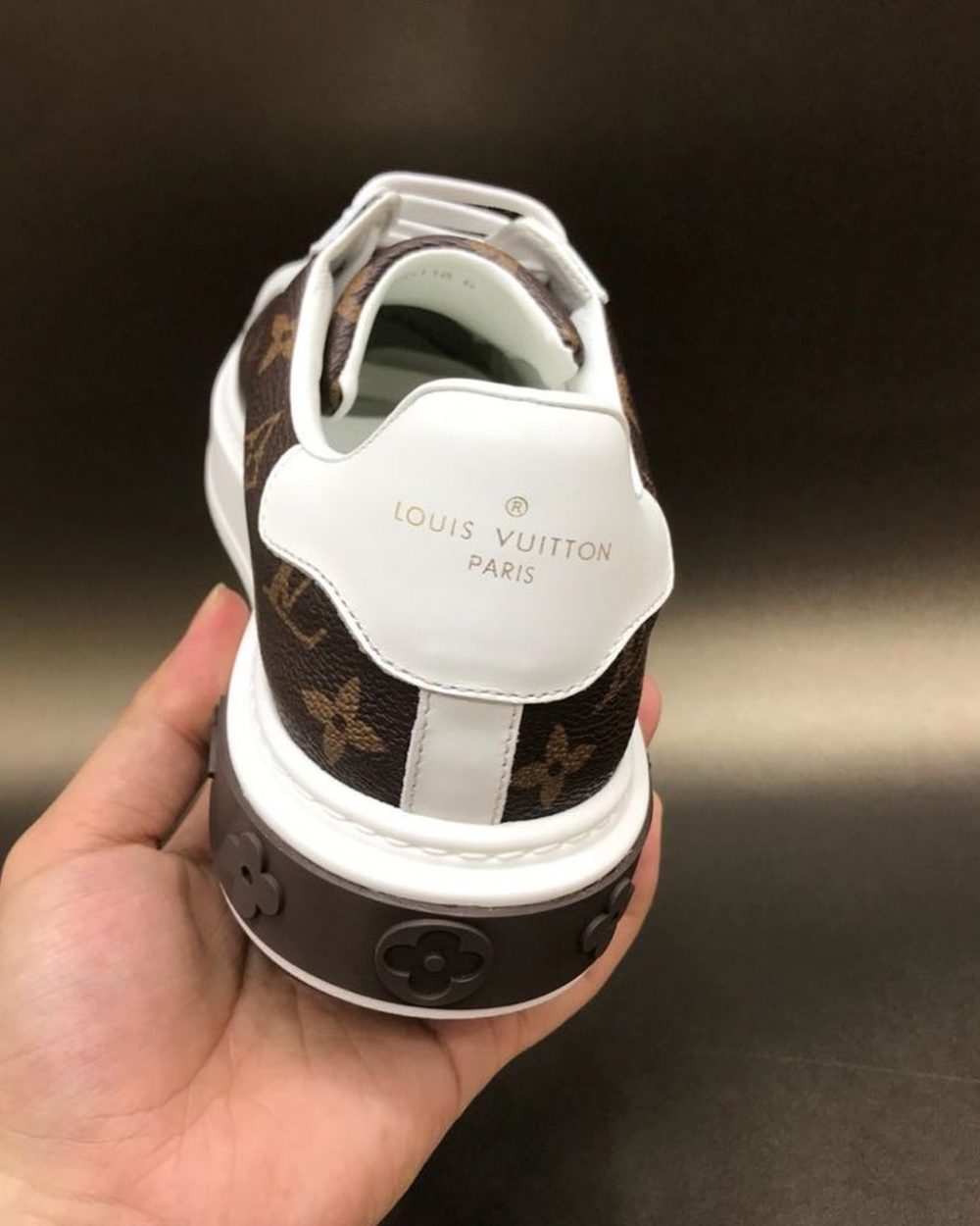 Louis Vuitton Time Out Sneaker White/Brown For Women LV