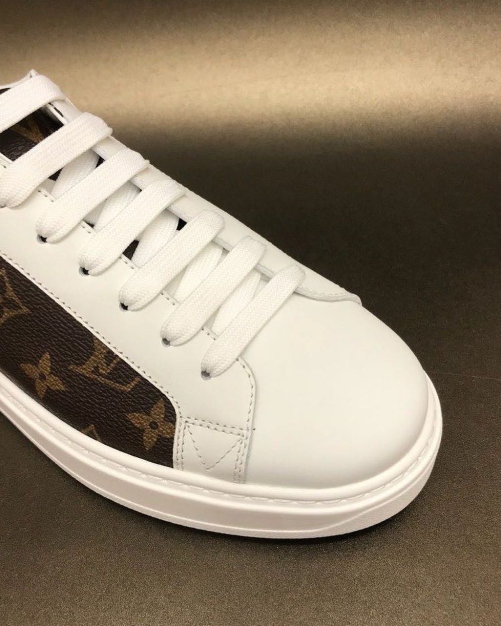 Louis Vuitton Time Out Sneaker White/Brown For Women LV