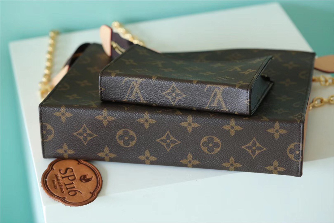 1:1 Replica Louis Vuitton Toiletry Pouch on Chain Monogram Canvas For Women, Women's Wallets 9.8in/25cm LV M81412 - Image 10