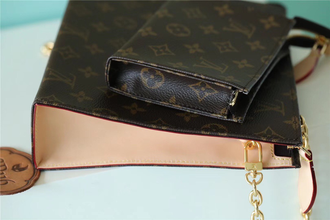 1:1 Replica Louis Vuitton Toiletry Pouch on Chain Monogram Canvas For Women, Women's Wallets 9.8in/25cm LV M81412 - Image 5