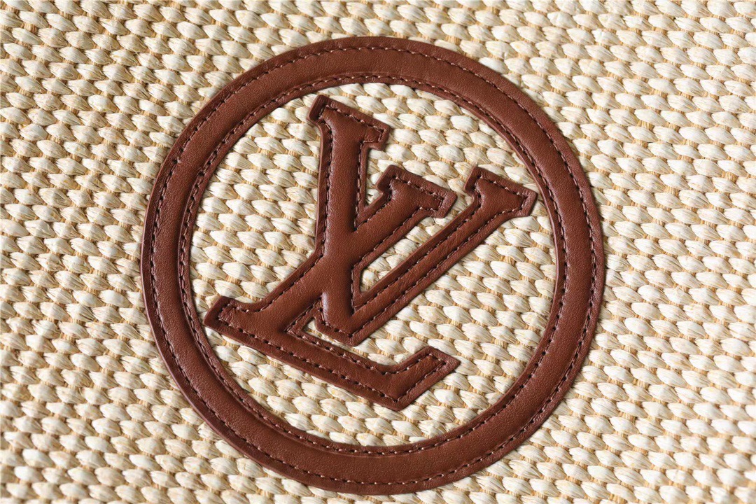 1:1 Replica Louis Vuitton Toiletry Pouch on Chain Raffia Natural /Ceramel Brown For Women, Women's Wallets 9.8in/25cm LV - Image 9