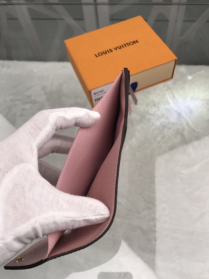 1:1 Replica Louis Vuitton Victorine Wallet Canvas Brown For Women, Women's Wallet 3.5in/9.5cm LV M62360 - Image 9