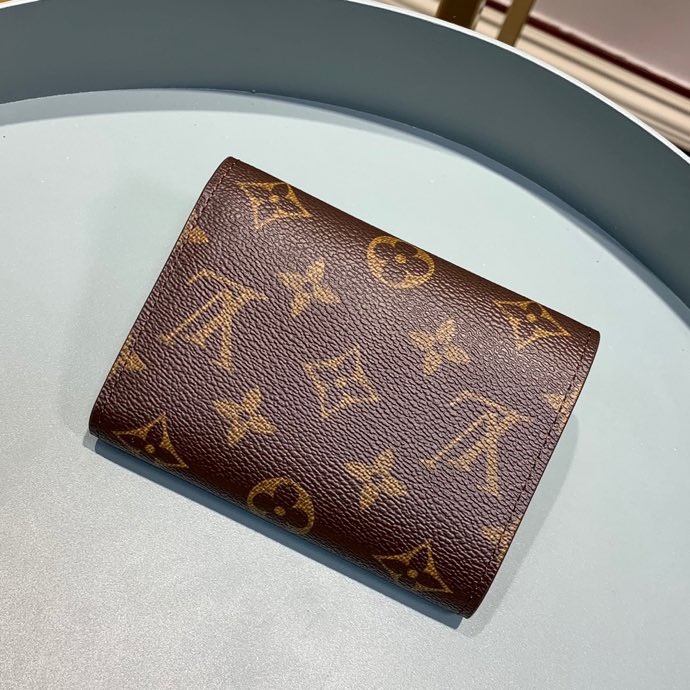 1:1 Replica Louis Vuitton Victorine Wallet Monogram Canvas For Women, Women's Wallet 4.7in/12cm LV M62472 - Image 2