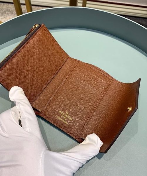 1:1 Replica Louis Vuitton Victorine Wallet Monogram Canvas For Women, Women's Wallet 4.7in/12cm LV M62472