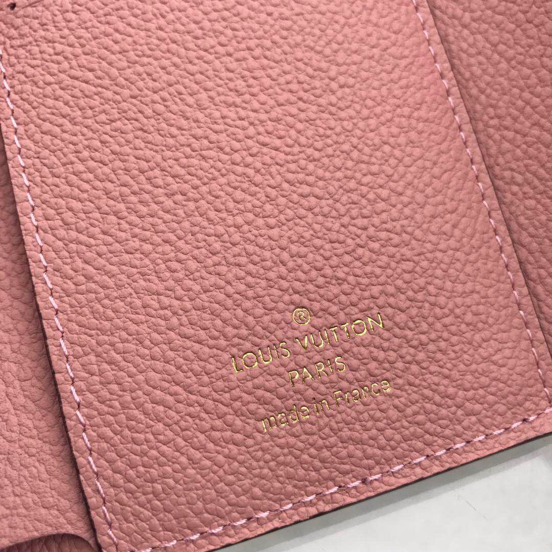 1:1 Replica Louis Vuitton Victorine Wallet Monogram Empreinte Pink For Women, Women's Wallets 4.7in/12cm LV - Image 2