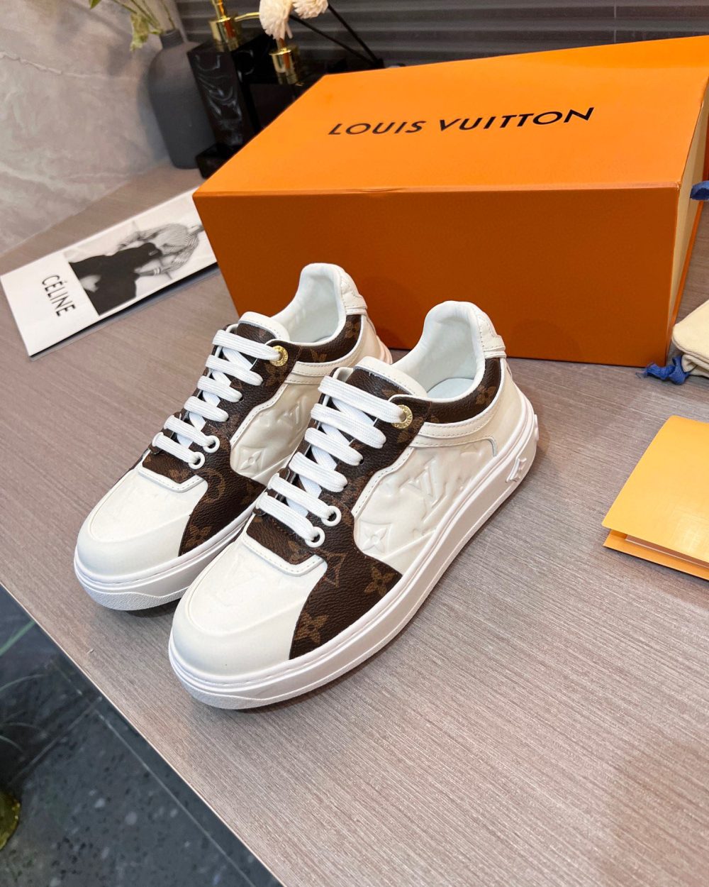 Louis Vuitton Women's Boombox Sneaker Brown For Women LV