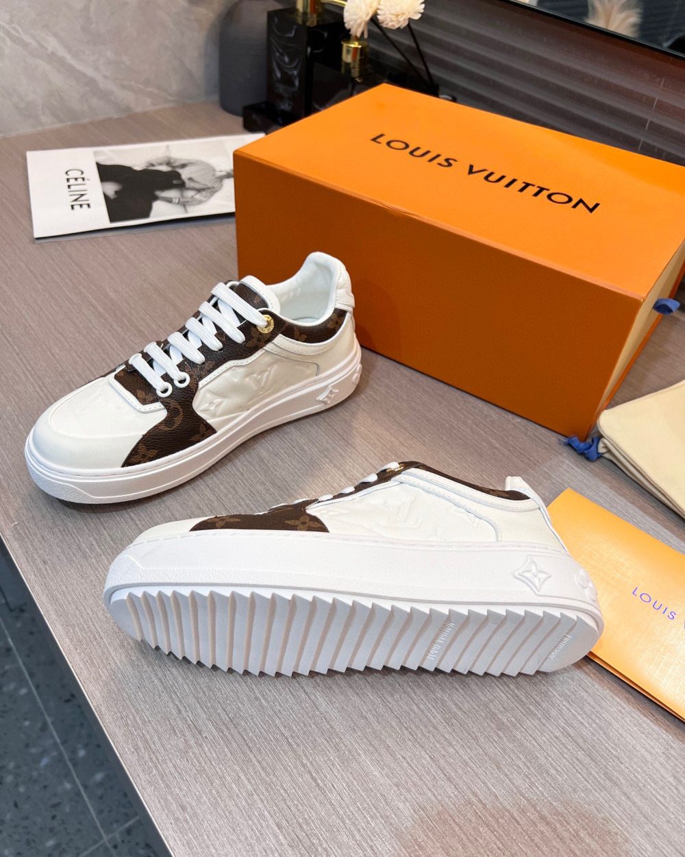 Louis Vuitton Women's Boombox  Sneaker Brown For Women LV