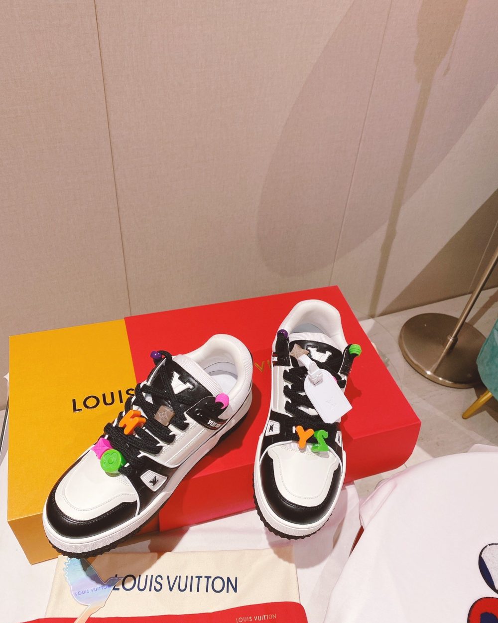 Louis Vuitton Women's LV Trainer Sneaker Black For Women LV