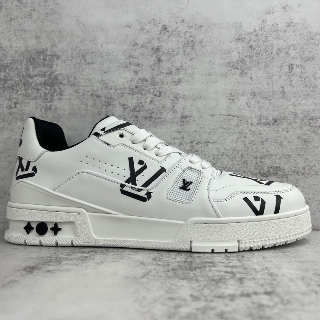 Louis Vuitton Women's LV Trainer Sneaker Black For Women LV - Image 3