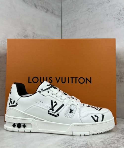 Louis Vuitton Women's LV Trainer Sneaker Black For Women LV