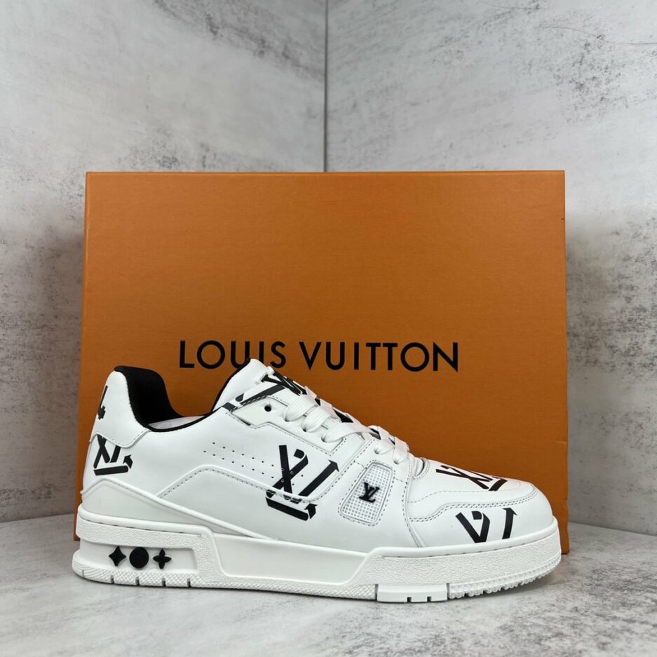 Louis Vuitton Women's LV Trainer Sneaker Black For Women LV - Image 10
