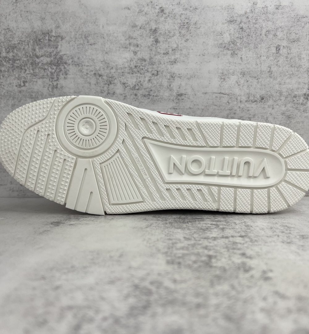 Louis Vuitton Women's LV Trainer Sneaker Red For Women LV