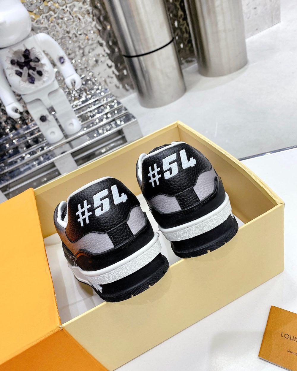 Louis Vuitton Women's LV Trainers Black For Women LV