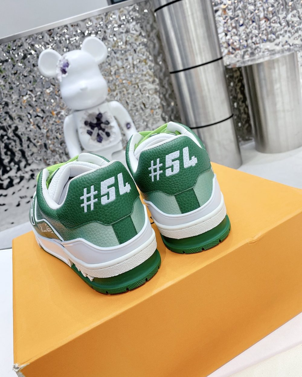 Louis Vuitton Women's LV Trainers Green For Women LV