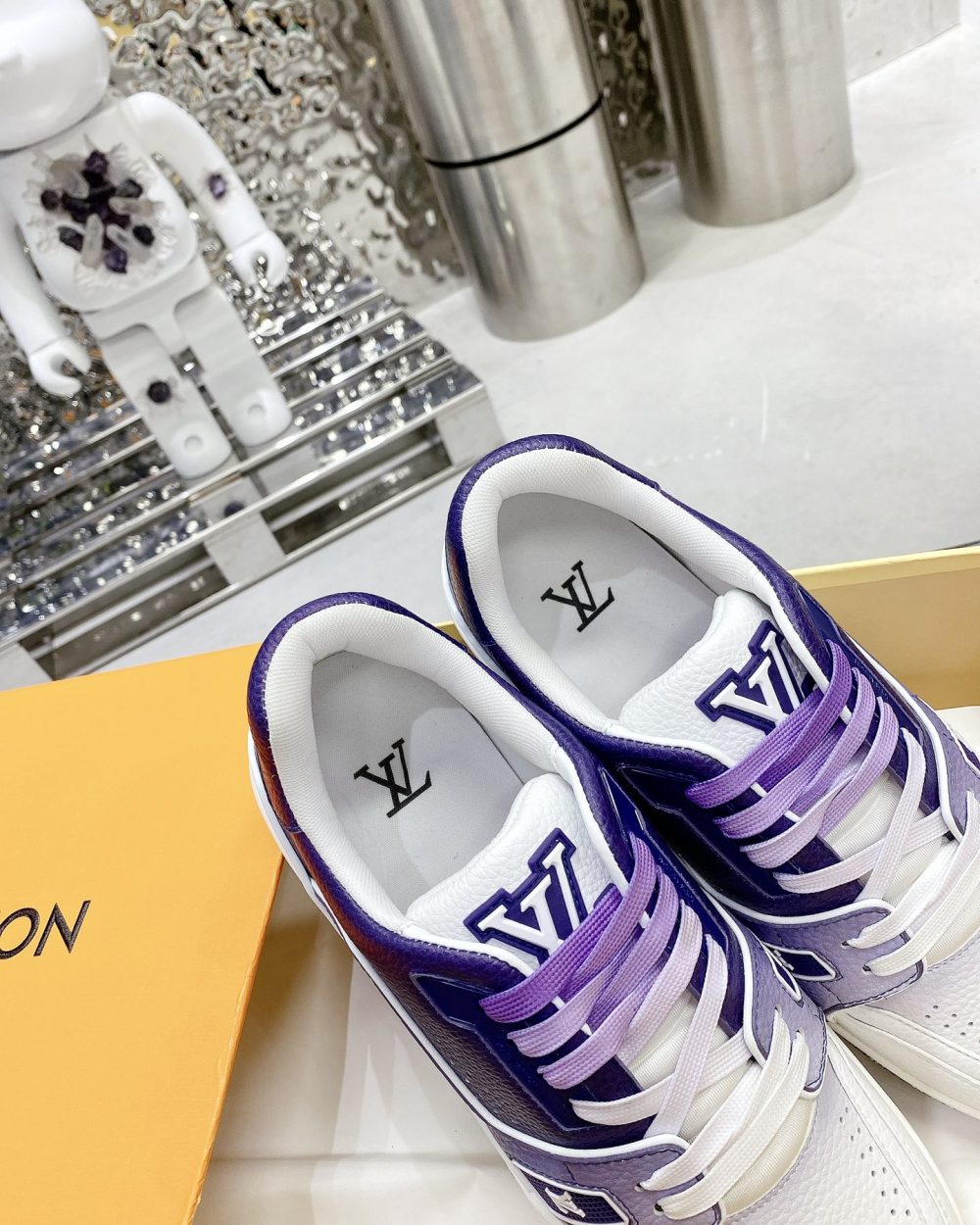 Louis Vuitton Women's LV Trainers Violet For Women LV