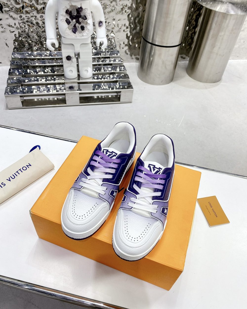 Louis Vuitton Women's LV Trainers Violet For Women LV