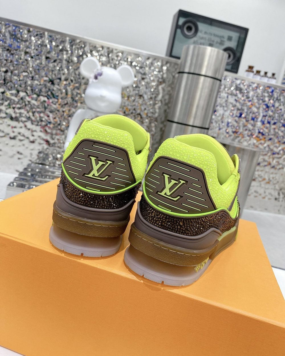 Louis Vuitton Women's LV Trainers Yellow For Women LV