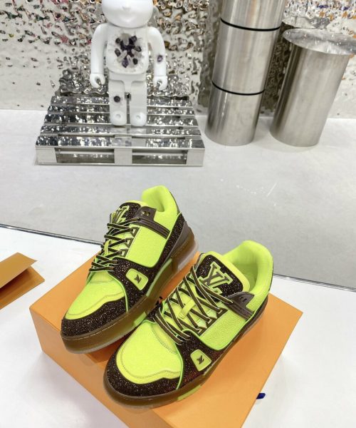 Louis Vuitton Women's LV Trainers Yellow For Women LV
