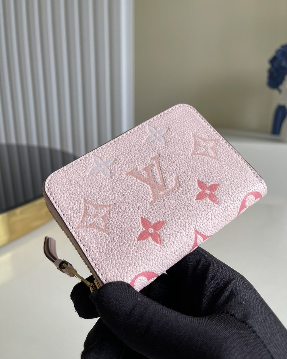 1:1 Replica Louis Vuitton Zippy Coin Purse Monogram Empreinte For Women, Women's Wallet 4.3in/11cm LV