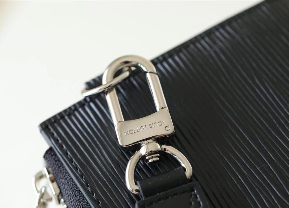 1:1 Replica Louis Vuitton Zippy Dragonne Epi Black For Women, Women's Wallets 4.3in/11cm LV M81325