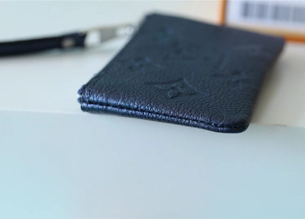 1:1 Replica Louis Vuitton Zippy Wallet Monogram Empreinte Black For Women, Women's Wallets 7.9in/20cm LV 